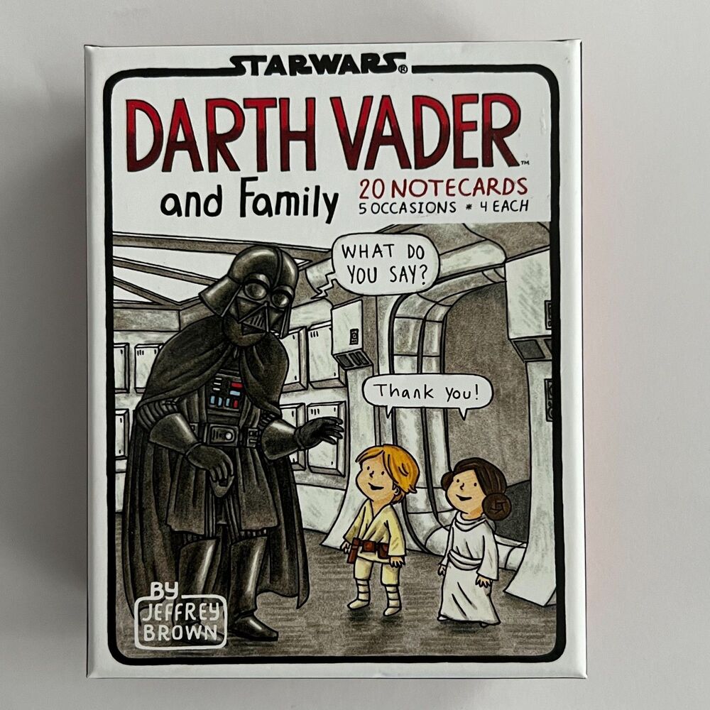 Star Wars Darth Vader & Fam Note Cards NIB/NWT